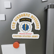 Load image into Gallery viewer, Die-Cut Magnets - Army - SSI - 9th Airborne Division - Phantom Division - US Army X 300