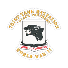 Load image into Gallery viewer, Kiss-Cut Stickers - Army - 761st Tank Battalion - Black Panthers - WWII