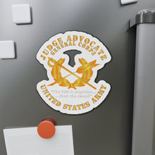 Load image into Gallery viewer, Die-Cut Magnets - Judge Advocate General Corps - Pen is Mighter X 300