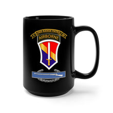 Load image into Gallery viewer, Black Mug 15oz - SSI - Vietnam - 1st Field Force - E-20 Inf w CIB
