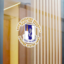 Load image into Gallery viewer, Kiss-Cut Vinyl Decals - Army - DUI - 50th Infantry Regiment - Play the Game