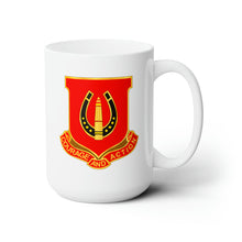 Load image into Gallery viewer, White Ceramic Mug 15oz - Army - 26th Field Artillery wo Txt