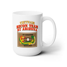 Load image into Gallery viewer, White Ceramic Mug 15oz - RECON TEAM - Recon Team - RT Arizona