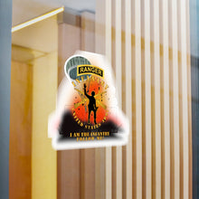 Load image into Gallery viewer, Kiss-Cut Vinyl Decals - Army - Infantry - Follow Me - Ranger Tab - Paratrooper - I AM INFANTRY Battleground X 300