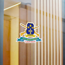 Load image into Gallery viewer, Kiss-Cut Vinyl Decals - Army - 351st Infantry Regiment -Always Ready w Br - Ribbon X 300