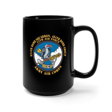 Load image into Gallery viewer, Black Mug 15oz - 824th Bomb Squadron, 484th Bomb Group - 15th AAF - V2 Color w Txt X 300