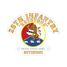 Load image into Gallery viewer, Kiss-Cut Stickers - Army - 28th Infantry Division - Keystone - DUI wo Stars