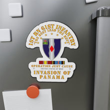 Load image into Gallery viewer, Die-Cut Magnets - Just Cause - 1st Bn 61st Infantry w Svc Ribbons wo DS