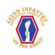Load image into Gallery viewer, Kiss-Cut Stickers - Army - 442nd Infantry Regimental Combat Team X 300