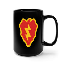 Load image into Gallery viewer, Black Mug 15oz - SSI - 25th Infantry Division X 300