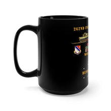Load image into Gallery viewer, Black Mug 15oz - Army - 262nd Infantry Regiment, 66th Infantry Division - WWII - Pasquale - In Memory