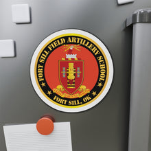 Load image into Gallery viewer, Die-Cut Magnets - Army - Fort Sill Field Artillery School, COA Fort Sill, OK X 300