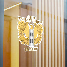Load image into Gallery viewer, Kiss-Cut Vinyl Decals - Army - Emblem - Warrant Officer - CW2