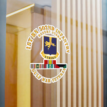 Load image into Gallery viewer, Kiss-Cut Vinyl Decals - Army - 1st Bn 502nd Infantry - Desert Storm w Svc