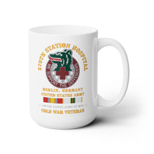 Load image into Gallery viewer, White Ceramic Mug 15oz - Army - 279th Station Hospital - Berlin, Germany w COLD SVC X 300