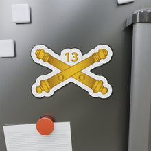 Load image into Gallery viewer, Die-Cut Magnets - Army - 13th Field Artillery Regiment - Arty Br wo Txt