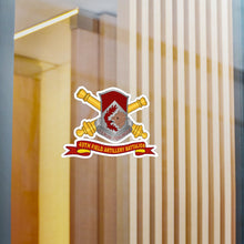 Load image into Gallery viewer, Kiss-Cut Vinyl Decals - Army - 49th Field Artillery Battalion w Br - Ribbon