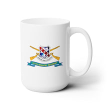 Load image into Gallery viewer, White Mug 15oz - Army - 327th Infantry Regiment - DUI w Br - Ribbon