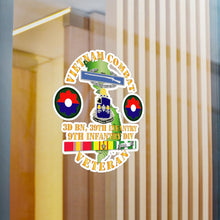 Load image into Gallery viewer, Kiss-Cut Vinyl Decals - Army - Vietnam Combat Infantry Veteran w 3rd Bn 39th Inf - 9th ID SSI