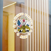 Load image into Gallery viewer, Kiss-Cut Vinyl Decals - Emblem - US Army Center wo DS