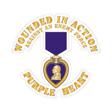 Load image into Gallery viewer, Kiss-Cut Stickers - Wounded in Action - Purple Heart - Against Enemy X 300