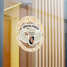 Load image into Gallery viewer, Kiss-Cut Vinyl Decals - SOF - 5th SFG - Airborne Badge - Vietnam X 300