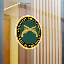 Load image into Gallery viewer, Kiss-Cut Vinyl Decals - Army - Military Police - Branch - Combat Wounded Veteran X 300