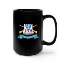 Load image into Gallery viewer, Black Mug 15oz - Army - 401st Glider Infantry Regiment - DUI w Br - Ribbon X 300