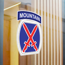 Load image into Gallery viewer, Kiss-Cut Vinyl Decals - SSI - 10th Mountain Division X 300