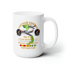Load image into Gallery viewer, White Ceramic Mug 15oz - Navy - Attack Squadron VA - 176 w VN SVC