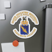 Load image into Gallery viewer, Die-Cut Magnets - Army - COA - 504th Infantry Regiment X 300