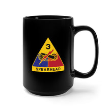 Load image into Gallery viewer, Black Mug 15oz - DUI - 3rd Armored Division X 300
