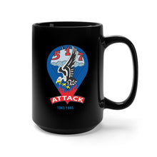 Load image into Gallery viewer, Black Mug 15oz - 517th Parachute Regimental Combat Team - Attack - 1943 - 1945 X 300