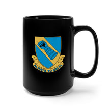 Load image into Gallery viewer, Black Mug 15oz - 751st Tank Battalion - Pocket Patch wo Txt X 300