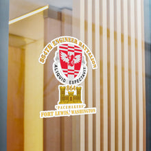 Load image into Gallery viewer, Kiss-Cut Vinyl Decals - Army - 864th Eng Bn w Eng Br Ft Lewis, WA