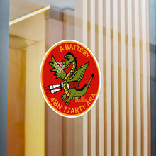 Load image into Gallery viewer, Kiss-Cut Vinyl Decals - Army - A Battery - 4th Bn, 77th Artillery (ARA)