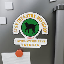 Load image into Gallery viewer, Die-Cut Magnets - Army - SSI - 81st Infantry Division - Wildcat - US Army Veteran X 300
