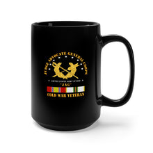 Load image into Gallery viewer, Black Mug 15oz - Army - JAG Branch w COLD SVC