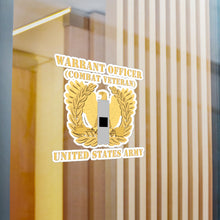 Load image into Gallery viewer, Kiss-Cut Vinyl Decals - Army - Warrant Officer - W01 - Combat Veteran - Flat - Eagle and Bar X 300