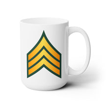 Load image into Gallery viewer, White Ceramic Mug 15oz - Army - Sergeant - SGT wo Txt X 300