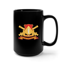 Load image into Gallery viewer, Black Mug 15oz - 94th Field Artillery Regiment - DUI w Br - Ribbon X 300