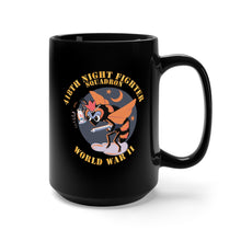 Load image into Gallery viewer, Black Mug 15oz - AAC - 418th Night Fighter Squadron - WWII X 300