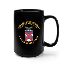 Load image into Gallery viewer, Black Mug 15oz - COA - 13th Infantry Regiment X 300