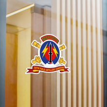 Load image into Gallery viewer, Kiss-Cut Vinyl Decals - Army - 56th Field Artillery Command - SSI w Br - Ribbon