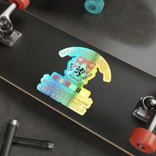 Load image into Gallery viewer, Holographic Die-cut Stickers - 249th Engineer Bn - Karlsruhe, Germany w COLD SVC