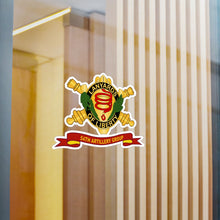 Load image into Gallery viewer, Kiss-Cut Vinyl Decals - Army - 54th Artillery Group w Br - Ribbon