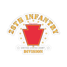 Load image into Gallery viewer, Kiss-Cut Stickers - Army - 28th Infantry Division - Keystone - SSI