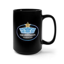 Load image into Gallery viewer, Black Mug 15oz - Army - The Pentagon w GS Branch wo Outside Txt X 300