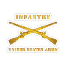 Load image into Gallery viewer, Kiss-Cut Stickers - Army - Infantry - Branch - US Army X 300