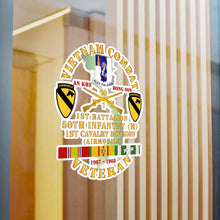 Load image into Gallery viewer, Kiss-Cut Vinyl Decals - Army - Vietnam Combat Veteran w 1st Bn - 50th Inf - 1st Cav Div 1967-1968